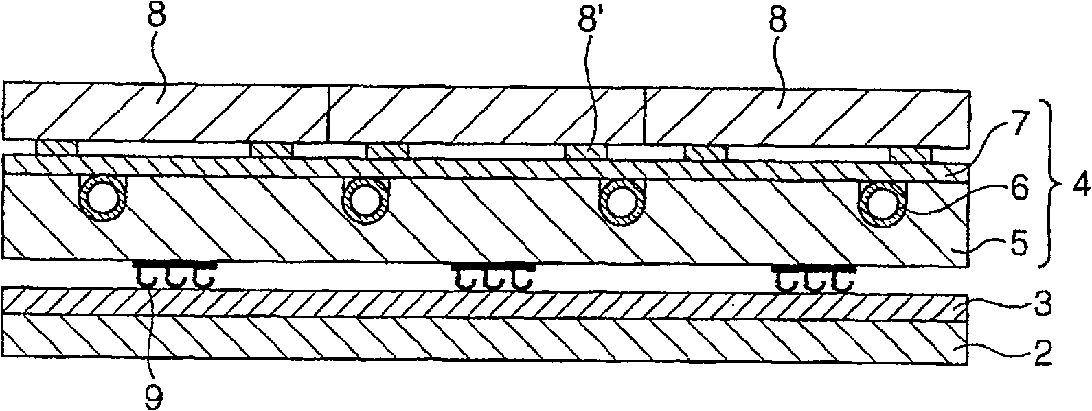 Heatable floor structure and method of constructing the same