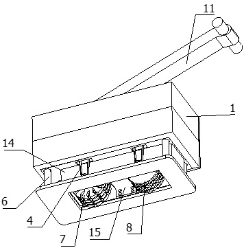 A slotting device for building interior decoration and its operating method