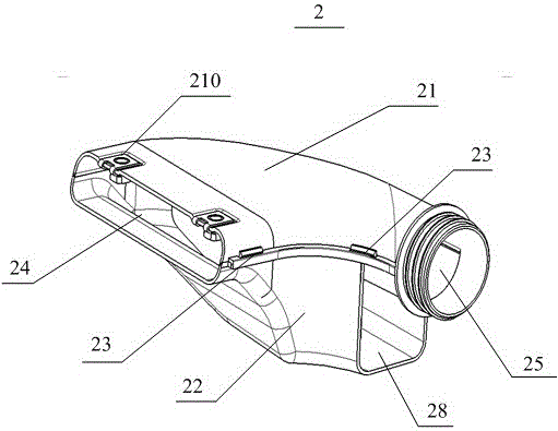 A vehicle air intake structure, a vehicle air intake system and corresponding vehicle