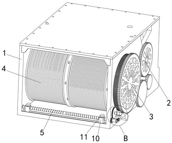 Freight winch structure with good use function