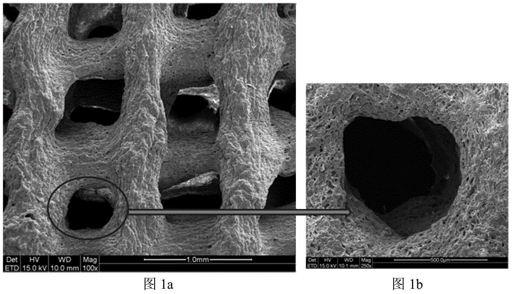 Composite bone repairing material of two-stage three-dimensional structure and preparing method of composite bone repairing material