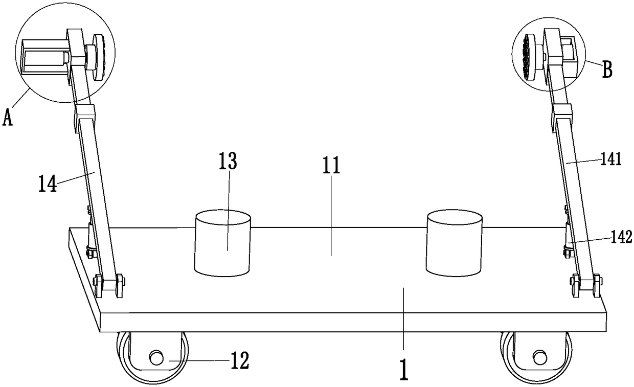 Automatic installation device for domestic sewage