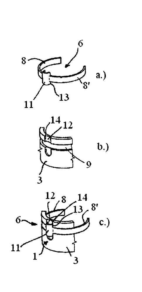 Rotationally locked tappet of a valve timing mechanism