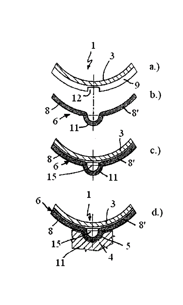 Rotationally locked tappet of a valve timing mechanism