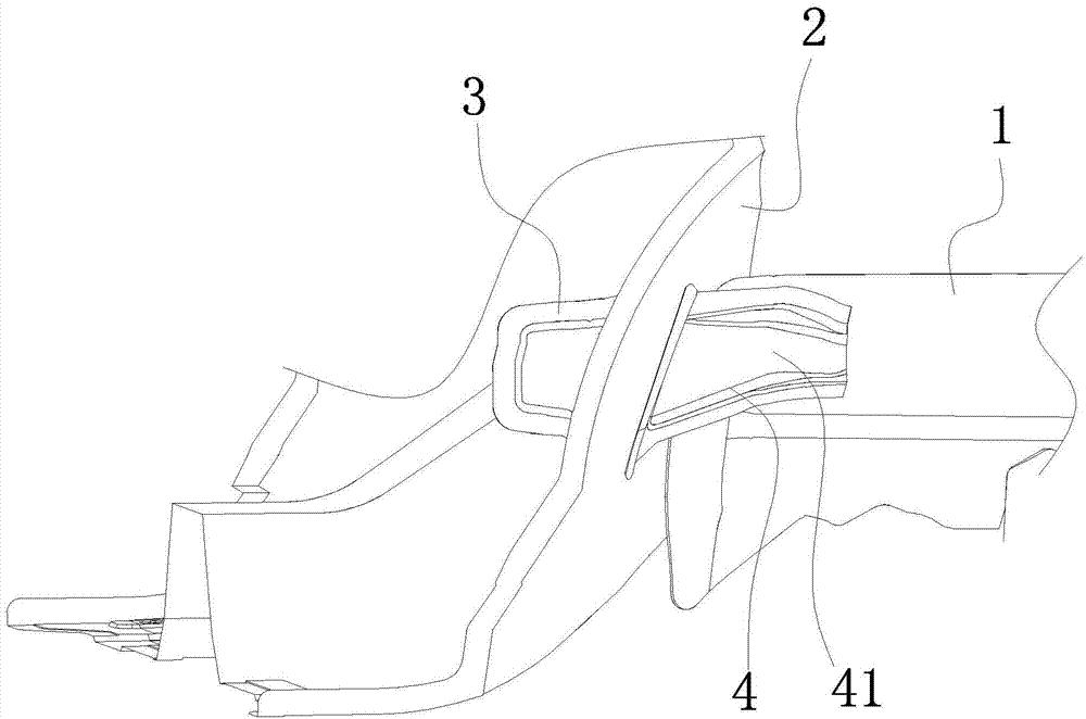 Reinforcement structure of automobile dash panel