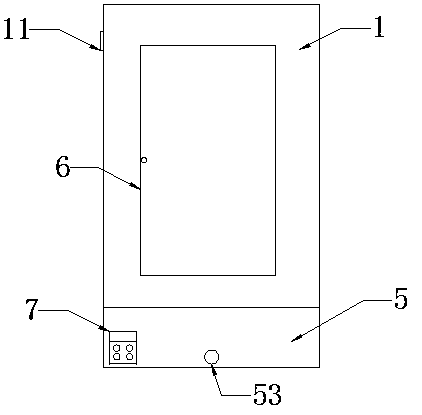 High-performance energy-saving cabinet type clothes dryer