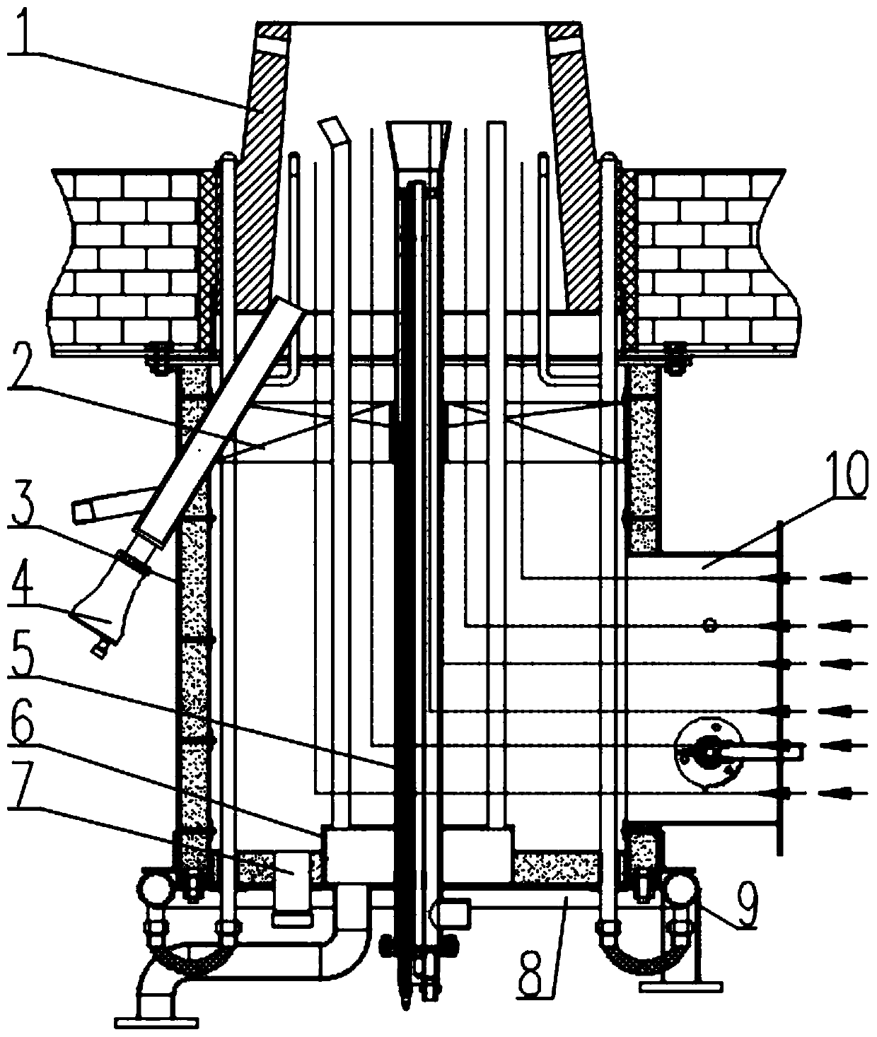 High-low-pressure and high-low-heat-value dual-fuel-gas ultralow-NOx-and-CO-emission combustor