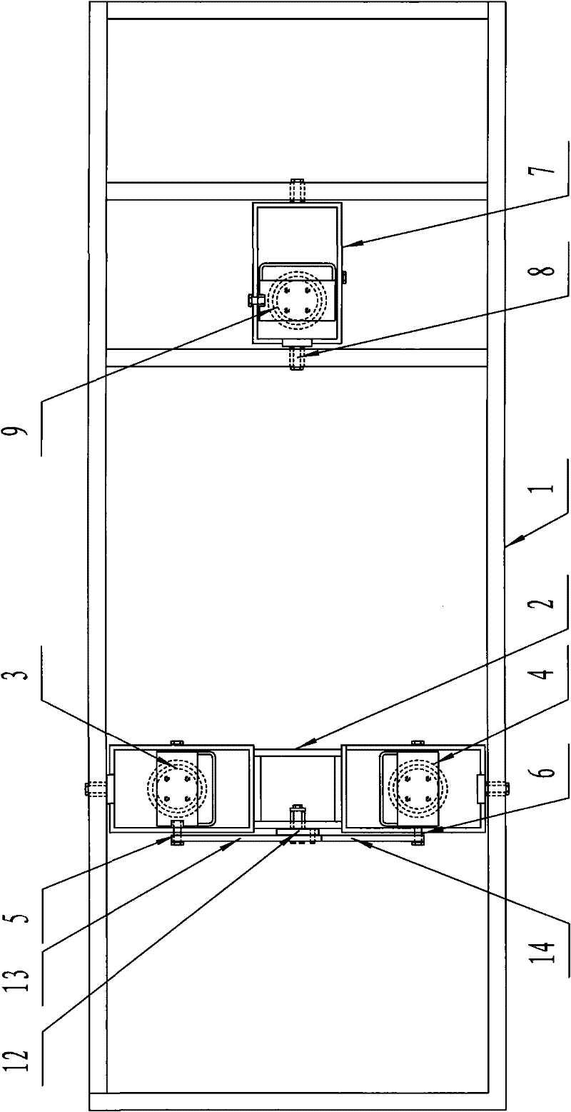 Lateral tilting device for electric bed