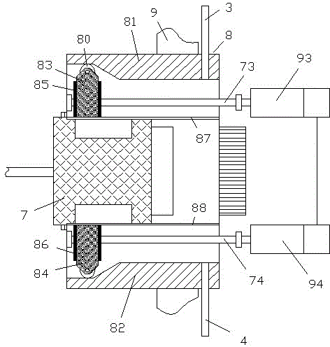 Circuit board plug-in component with dustproof cover and air pipes