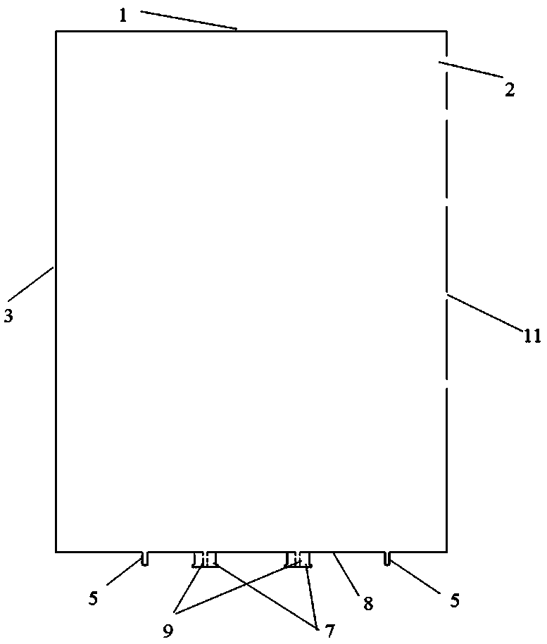 Self-balance soil body frost heaving amount testing device and testing method