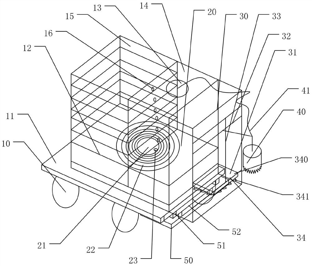 Concrete leveling device for road repair