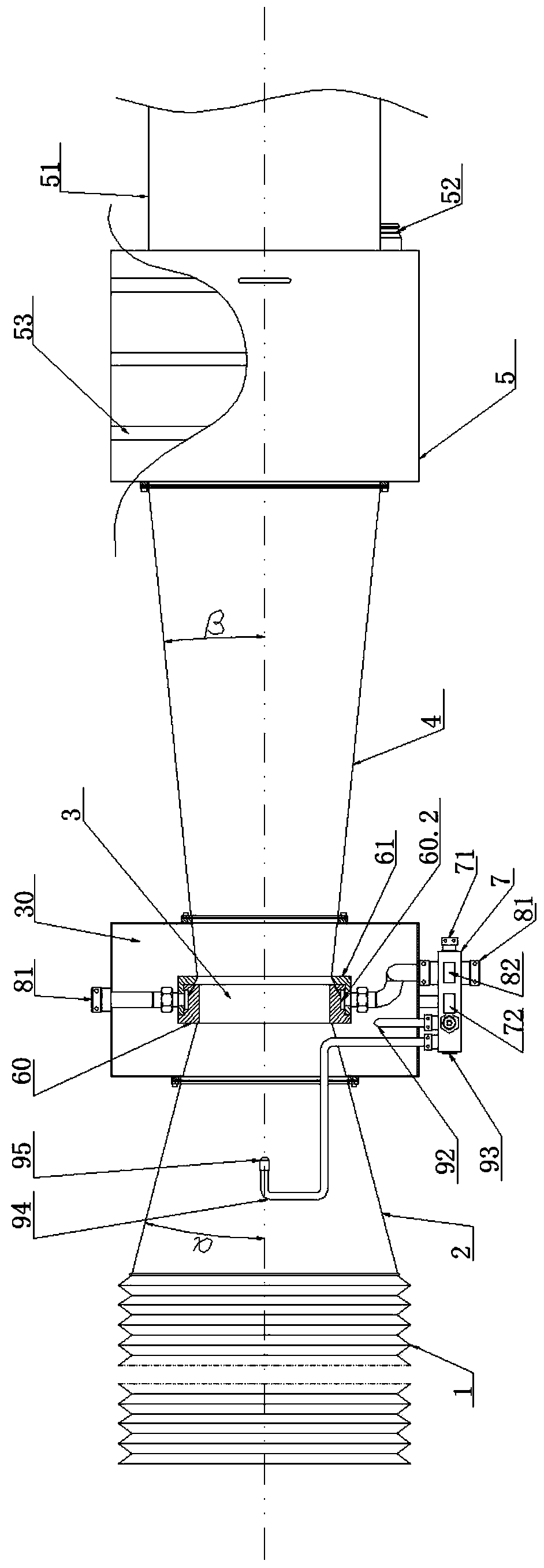 Mining dust removal fan