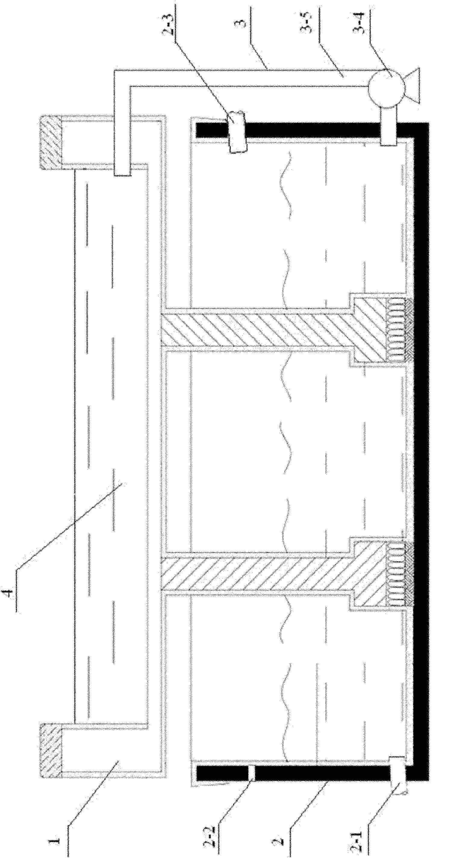 Three-dimensional landscape impounding reservoir system and method for recovering urban roofing rainwater by using same