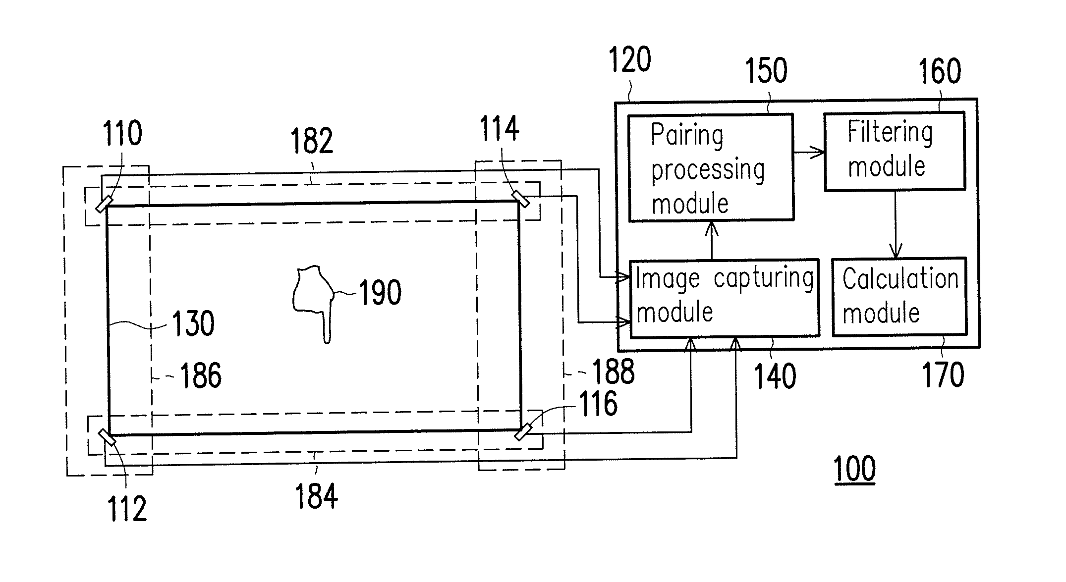 Optical touch device and sensing method thereof