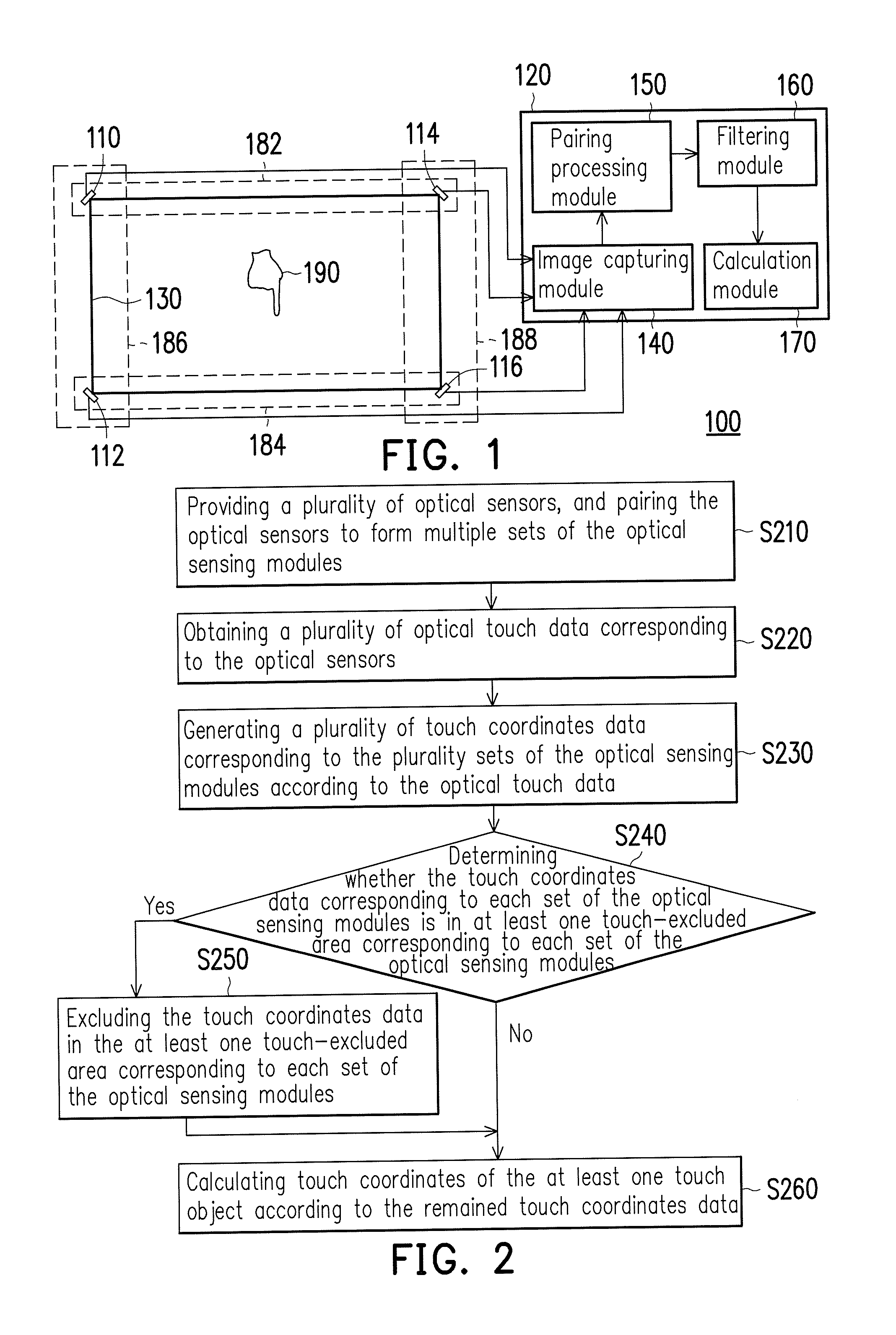 Optical touch device and sensing method thereof