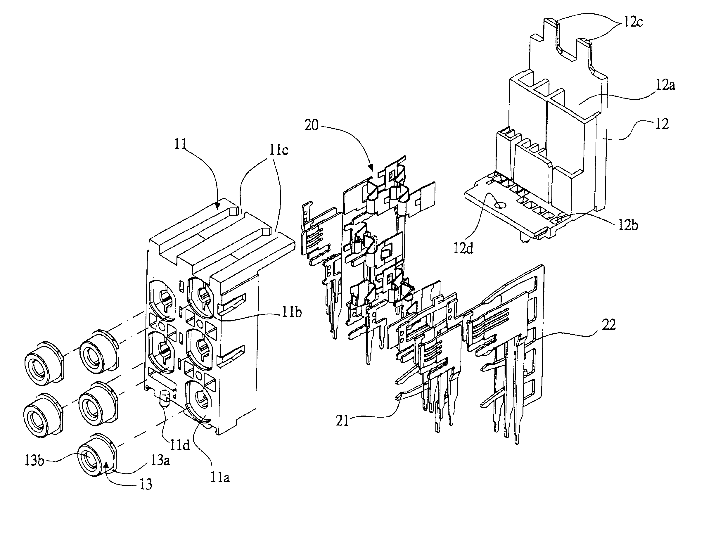 Multi-layer connector