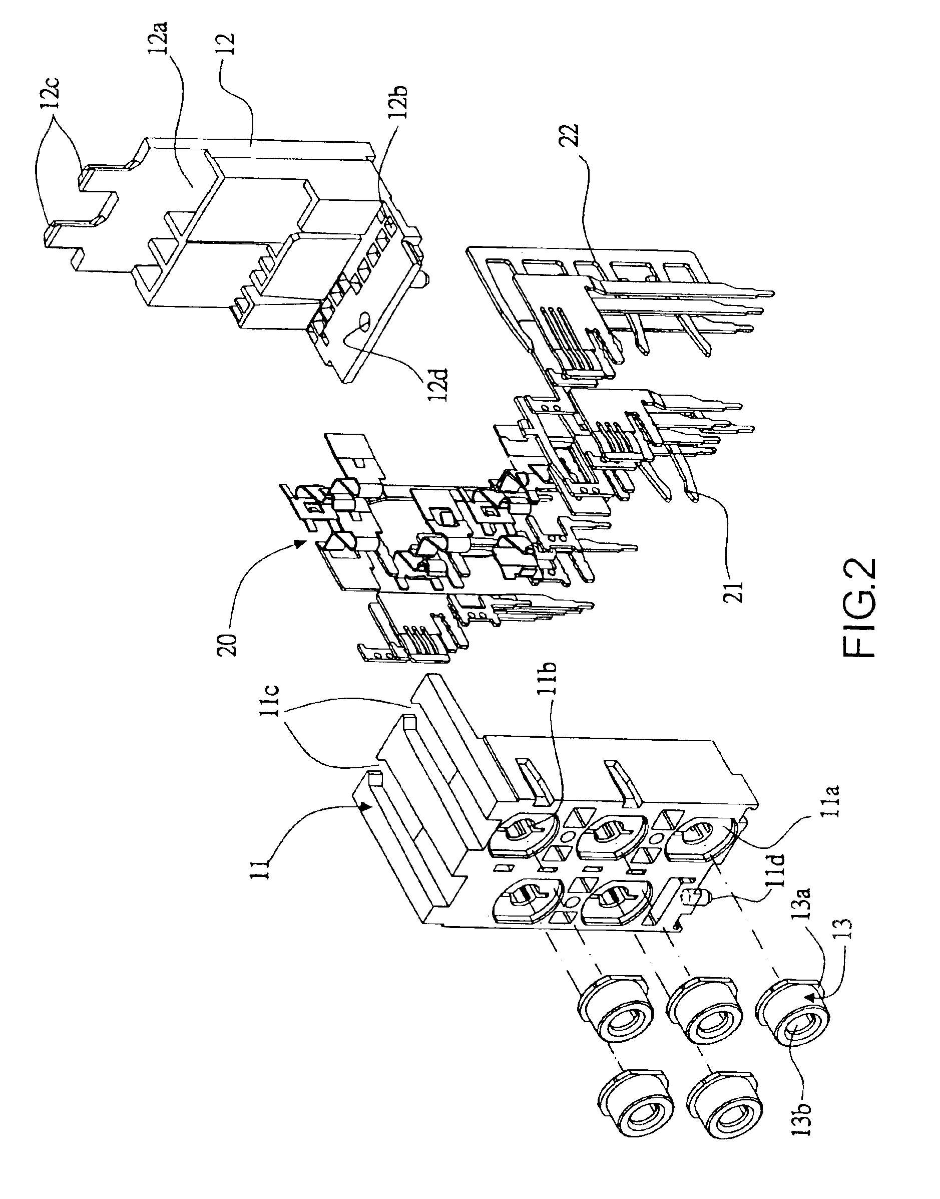 Multi-layer connector