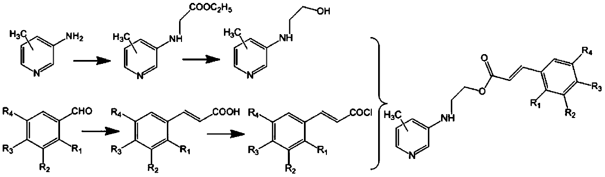 A kind of aminomethylpyridine derivatives and its preparation method and application