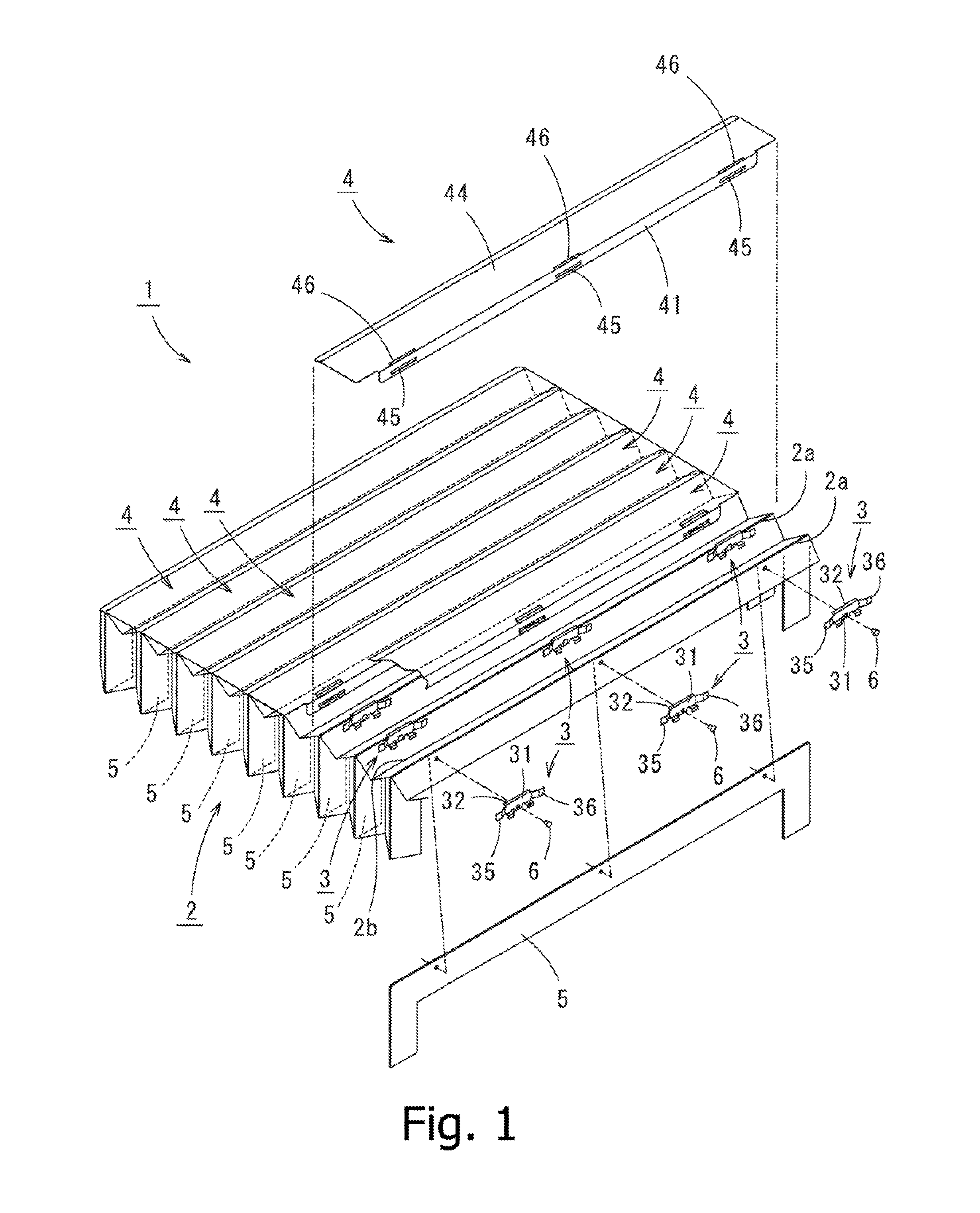 Bellows with protective plate members