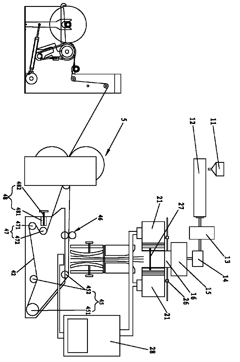 Non-woven fabric forming equipment