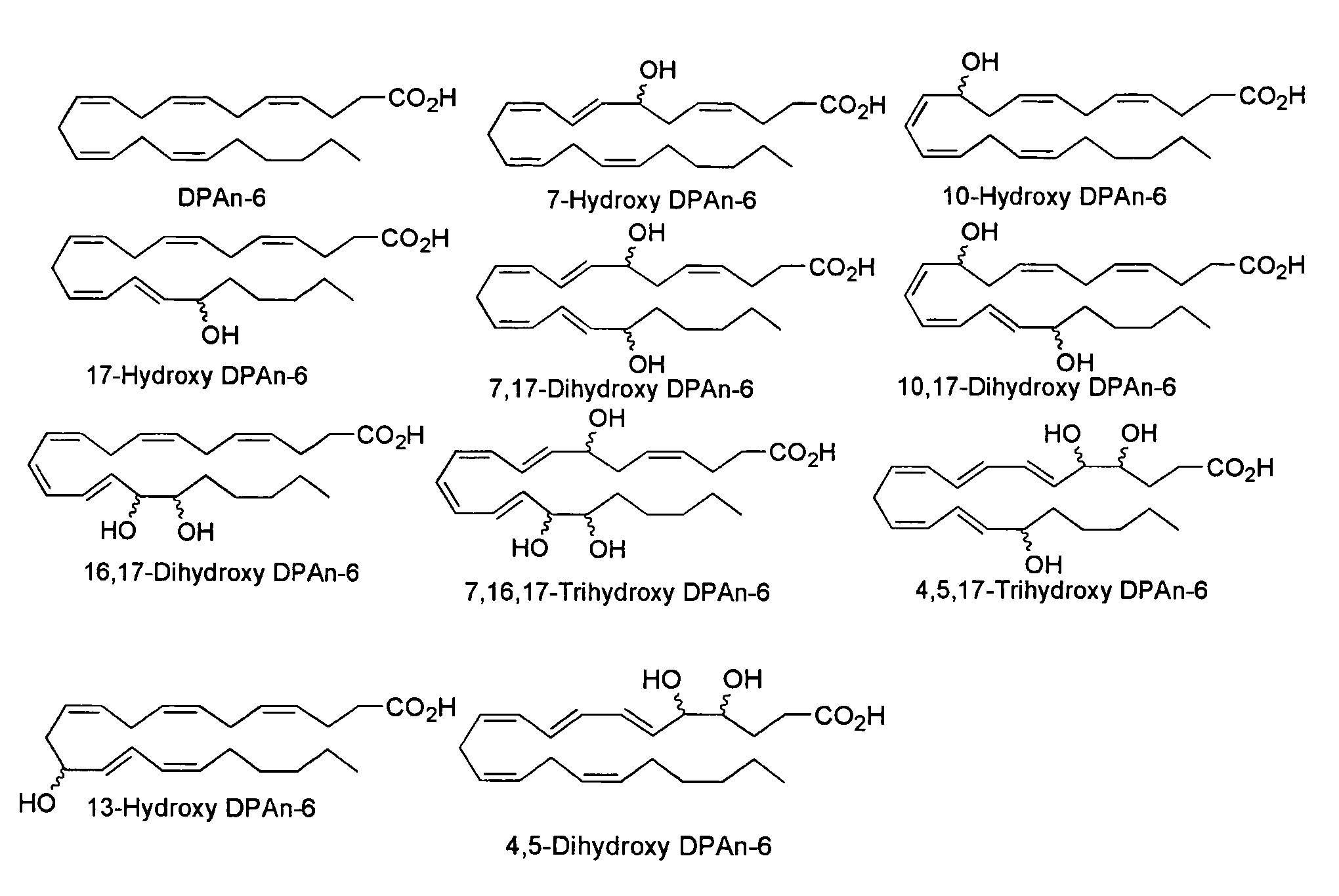 Oxylipins from long chain polyunsaturated fatty acids and methods of making and using the same