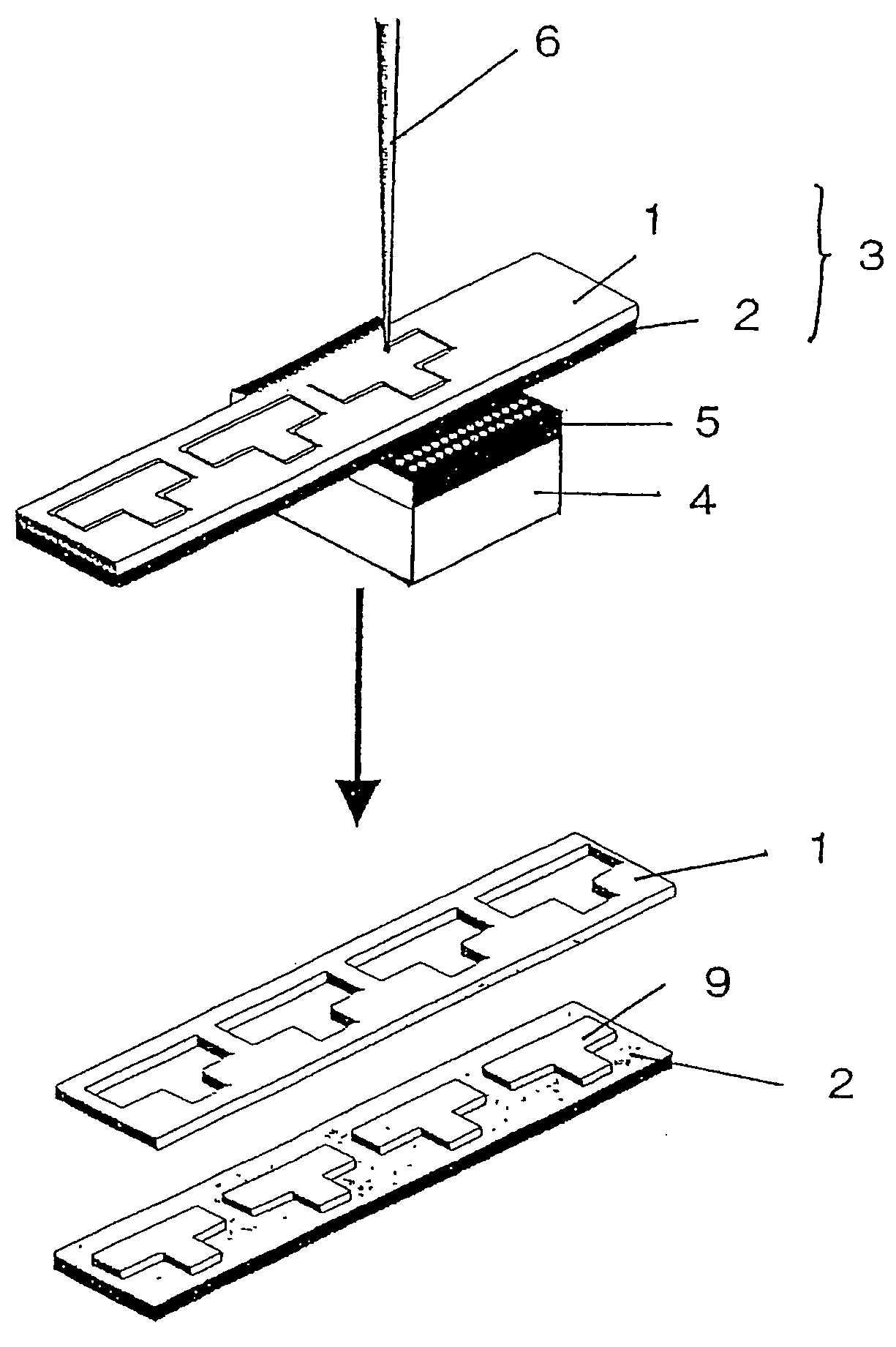 Manufacturing method of laser processed parts and adhesive sheet for laser processing