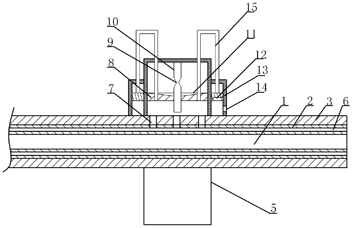 Cooling wire for motor