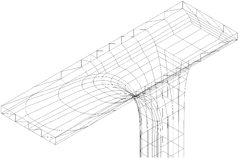 Method for making spatial multi-curved-surface as-cast finish concrete stay in place formwork by using plywood
