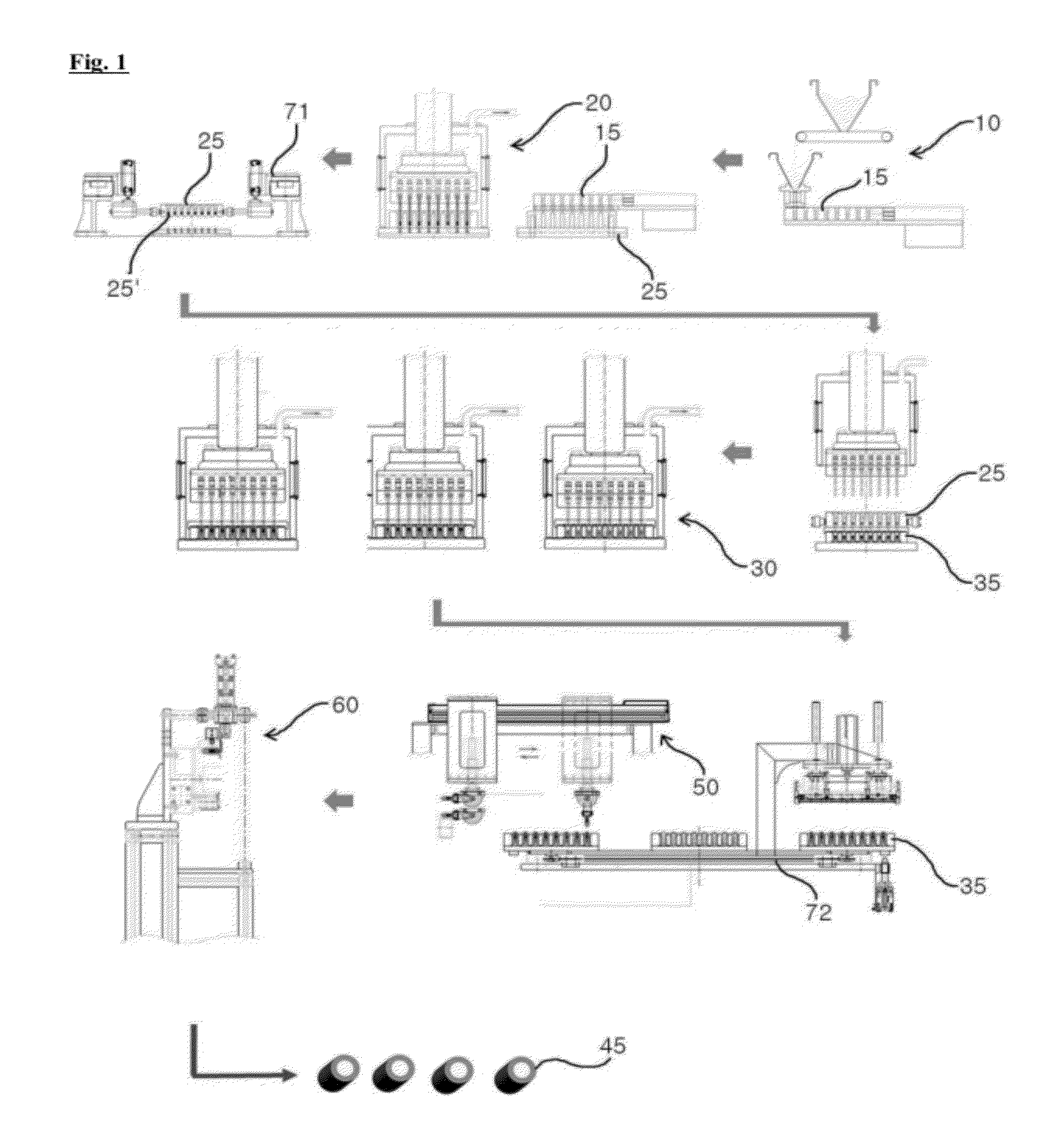 Method and apparatus for manufacturing a bullet charged with compressible composite explosives