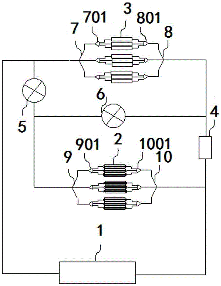 Multifunctional integrated cooling and heating device for building