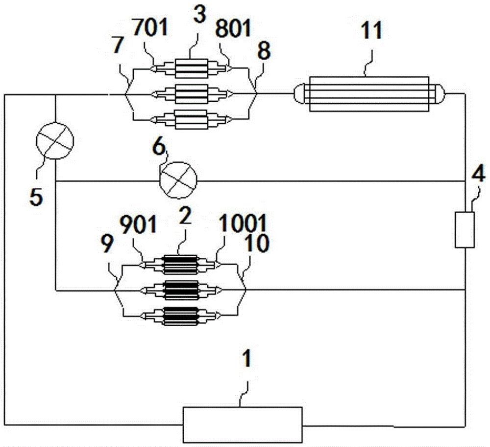 Multifunctional integrated cooling and heating device for building