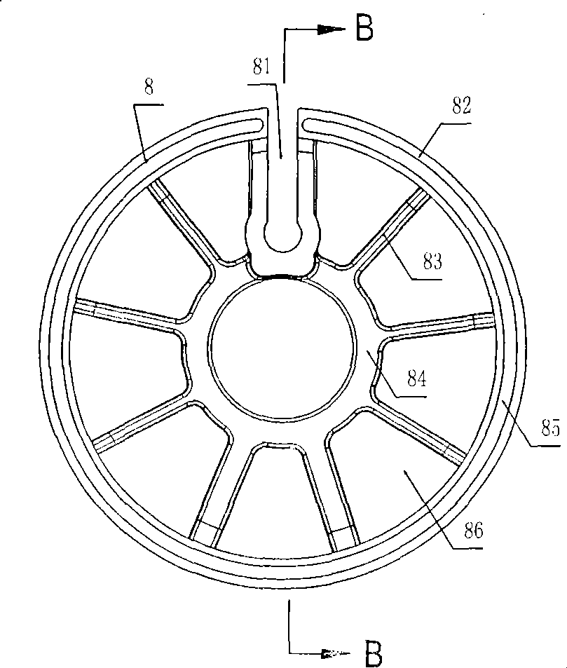 Frame head apparatus of translational rotary compressor