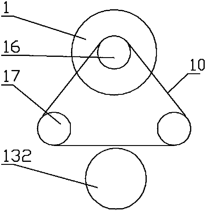 Polishing machine for pot body