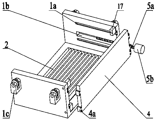 Luggage rack lifting device and method on train