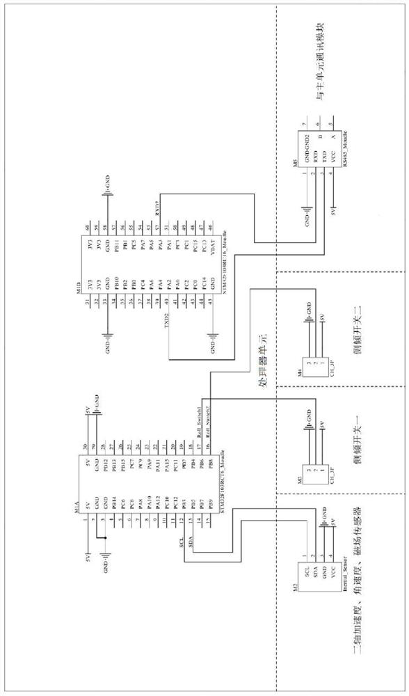 Special vehicle monitoring device with rollover protection function