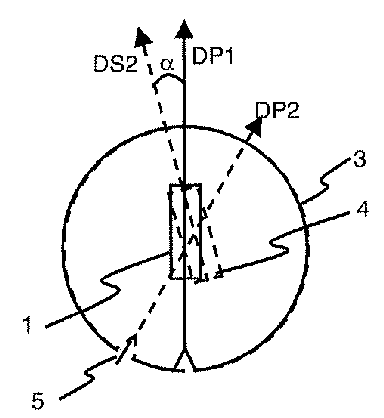 Three-dimensional CMOS circuit on two offset substrates and method for making same