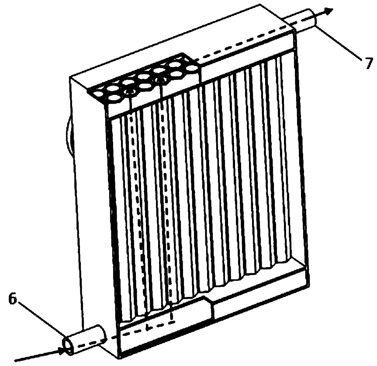 Cooling flame low nitrogen combustion device and combustion method thereof