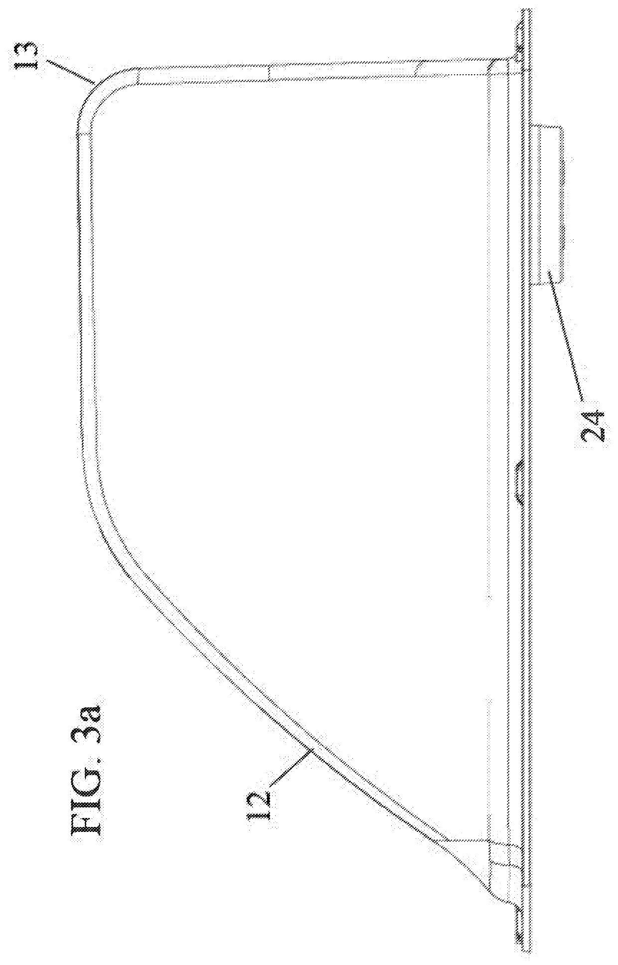 Roof mounted antenna for recreational vehicles and the like