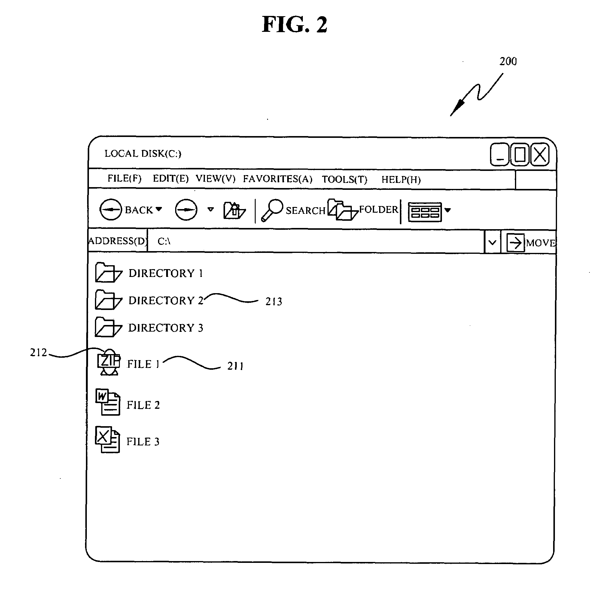 Apparatus and method for providing user interface for file search