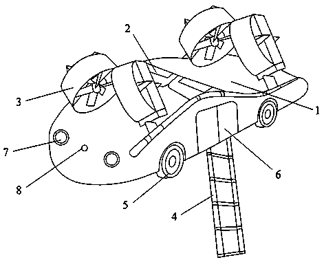 Rescue flying automobile