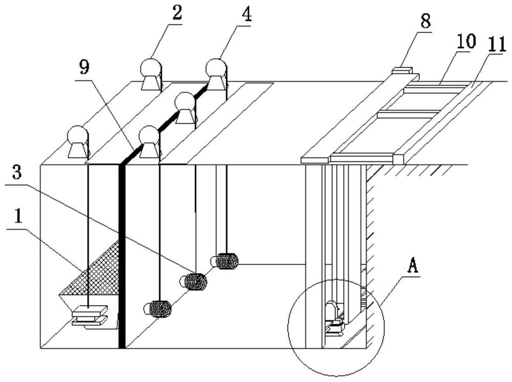 Construction method for urban sewage pump station