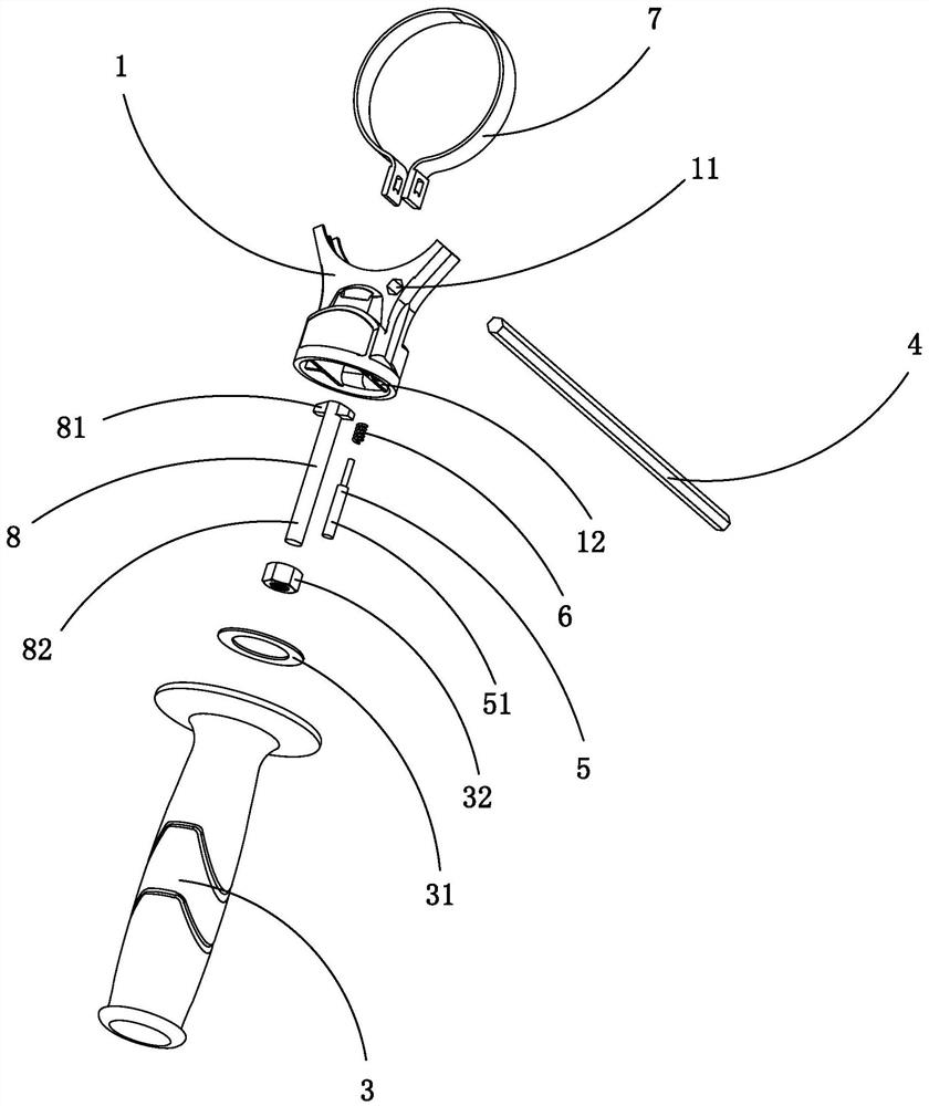 Auxiliary handle and electric tool