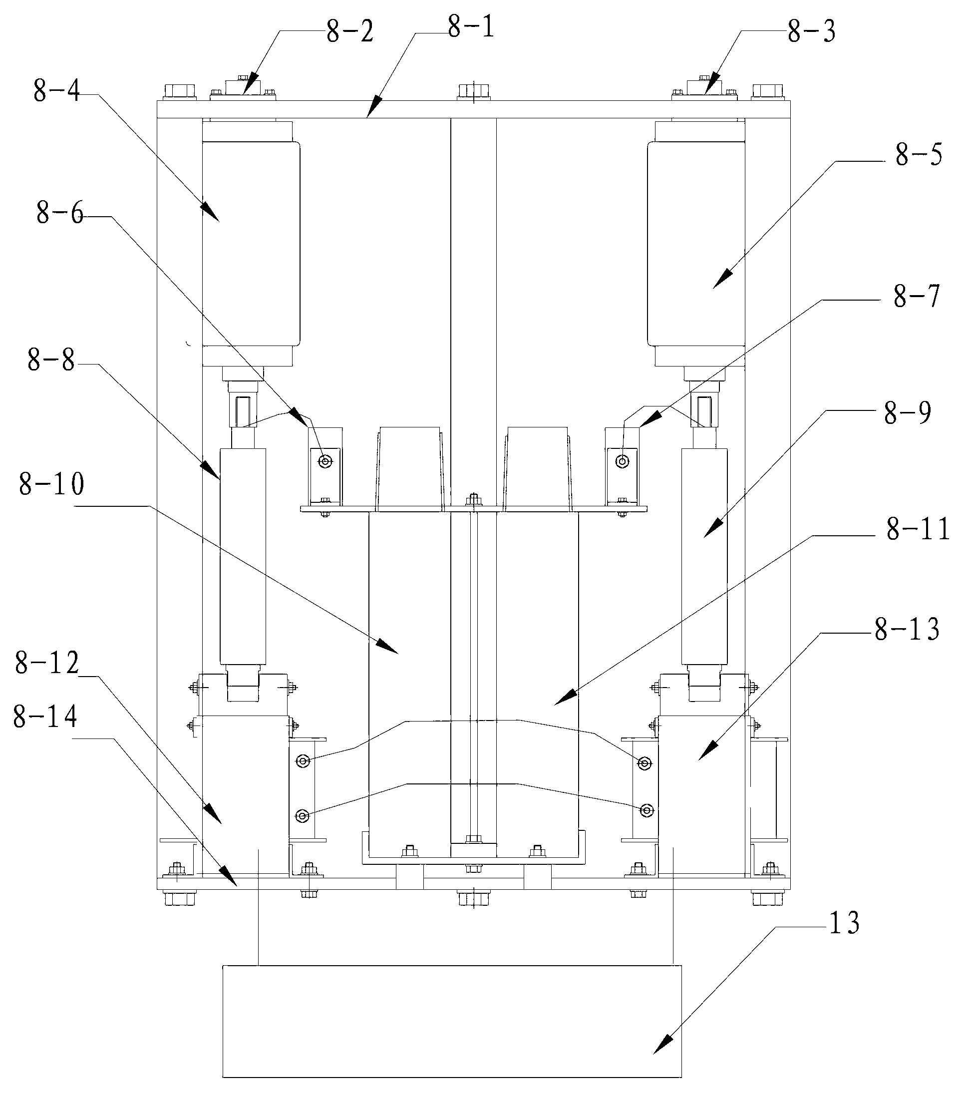 Crude oil electric dehydration high voltage power supply device