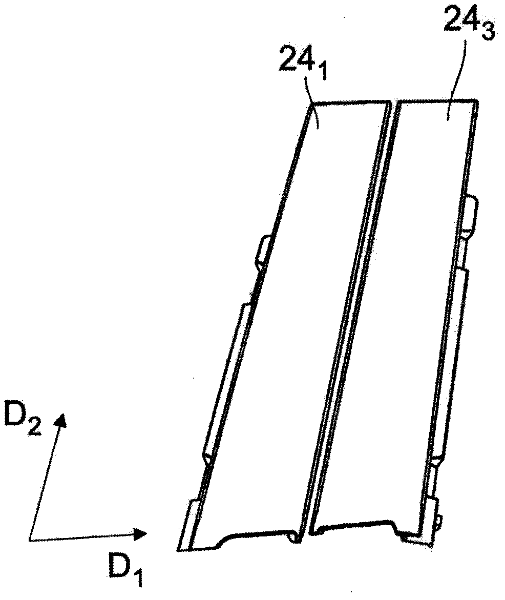 Positioning pin for positioning and/or centering a first vehicle part relative to a second vehicle part