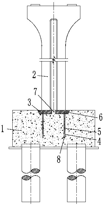 Prefabricated assembled pier column structure connected by inserting steel bars into corrugated pipes and construction method thereof