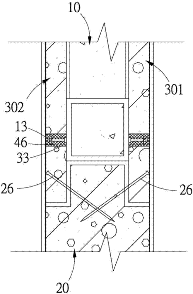 Structure of connecting joint of infilled wall and column of autoclaved aerated concrete slab and construction method of structure