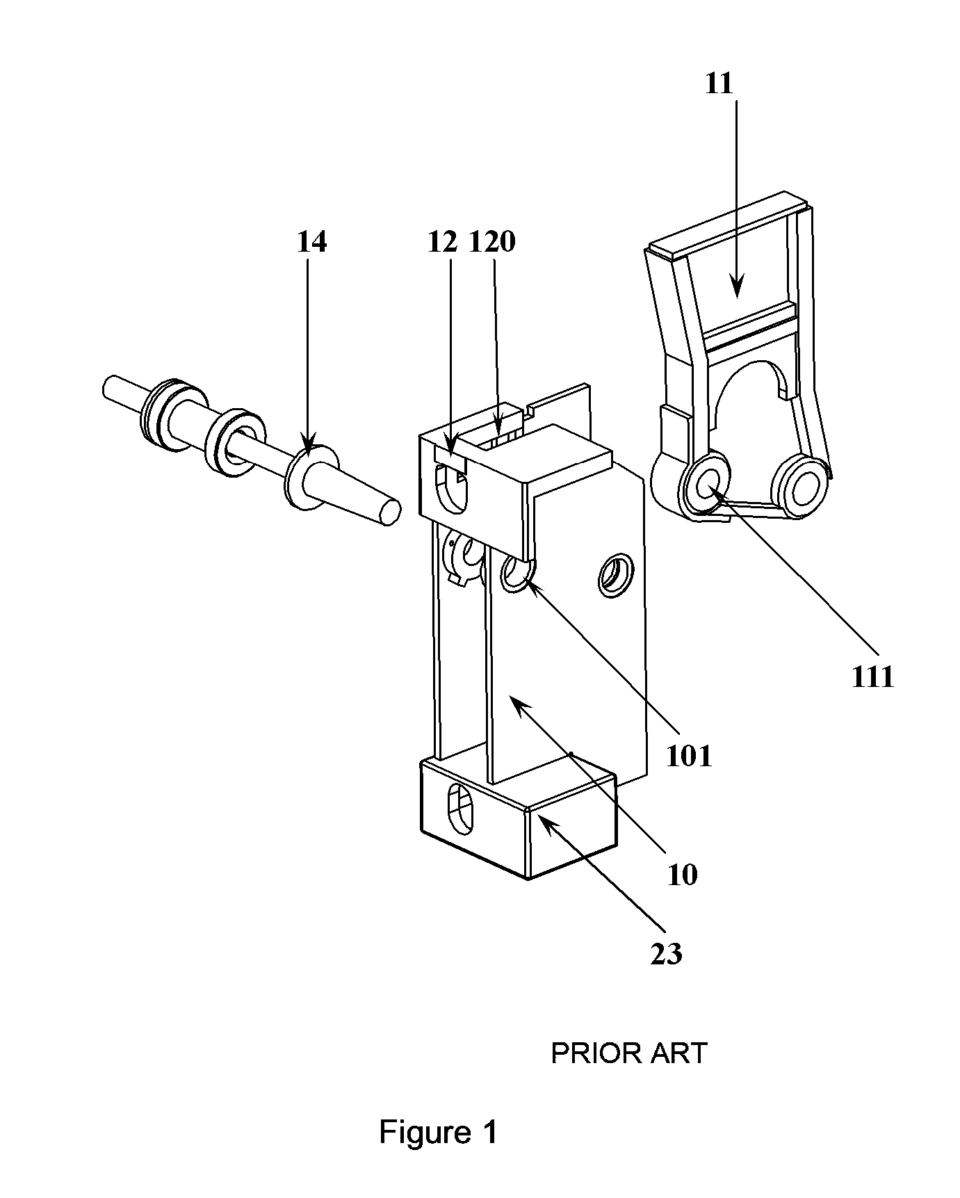 Hinge for folding container