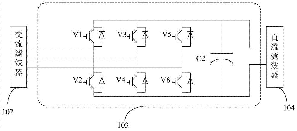 High-voltage direct current power supply system