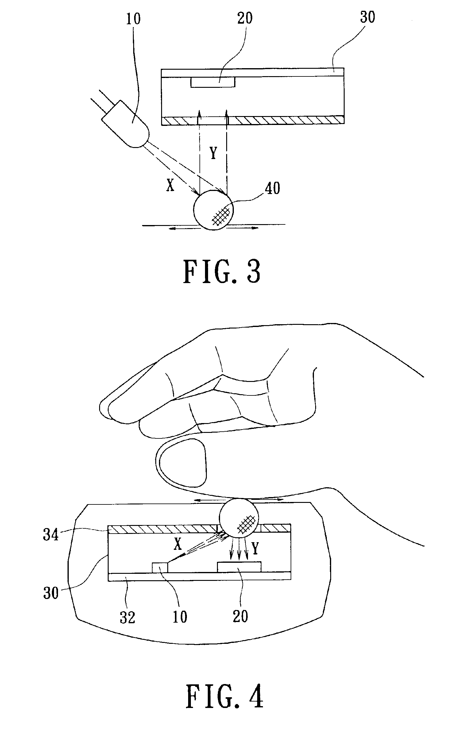 Optical mouse with rolling ball