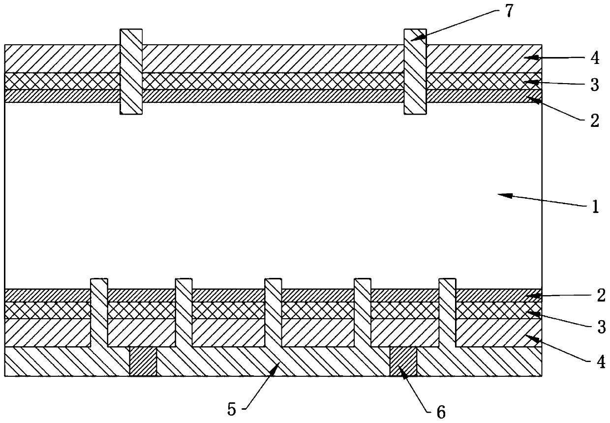 Solar cell with three-passivation layer structure, and preparation method of solar cell